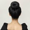 10Pcs Hair Bun Maker Black Lazy Hair Curler Bun Clips French Deft Maker Snap Roll Sponge Flexible Chignon Donut Quick Twister Hair Styling Accessories for Women Girls