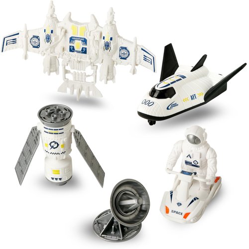 Wbzle Space Explorer Toy Kit, Space Toys Set with Astronaut Figure, Astronaut Exploration Gift for Exploring Boys and Girls