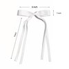 Ayesha Hair Bows Hair Clips 6PCS Ribbon Bows Clips Coquette Bow Satin Hair Ribbon for Women Girly Girl Bow Claw Clip for Hair
