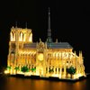 DALDED LED Lighting Kit for Architecture Notre-Dame de Paris Set, LED Light Compatible with 21061 Building Block Models (Not Include Set)