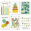 Juvale 48 Pack Happy Birthday Cards Bulk with Envelopes - Blank Inside - 6 Colorful Designs for Work, Men, Women, Kids, Family, Friends (4x6 In)