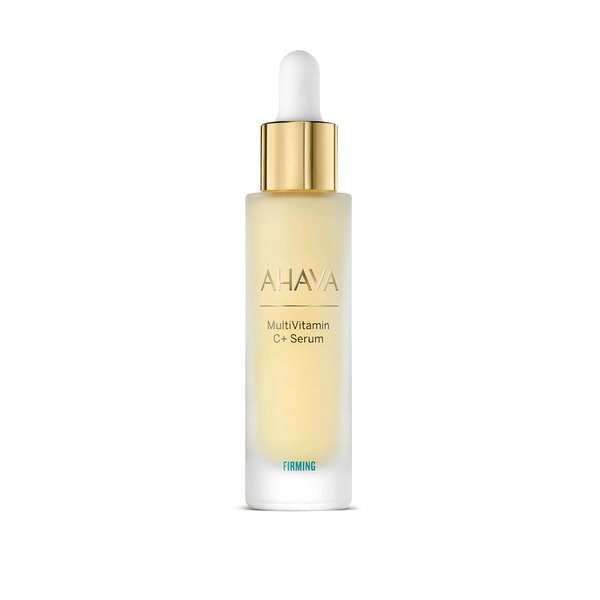 AHAVA Firming MultiVitamin C+ Serum - Enriched with Antioxidants, Panthenol, Vitamin E, Xanthan Gum & Osmoter Exclusive Blend of Dead Sea Minerals for Firmness, Luminosity and Radiance, 1 Fl Oz