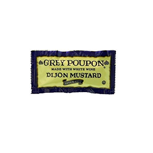 Grey Poupon Dijon Mustard Packets - .25 oz. (Pack of 25)