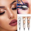 Eyeshadow Primer Dark Eye Shadow Primer Liquid Matte Eye Primer Waterproof Long Lasting Uniform Color Rendering Eyeshadow Primer for Women Oily Lids Eyeshadow Makeup-Dark
