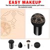 2PCS Mushroom Head Air Cushion CC Cream BB Cream Foundation,Moisturizing Concealer Makeup Base Foundation,Long Lasting Full Coverage Foundation with Mushroom Makeup Sponge(Natural)