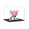 Clear Acrylic Display Case Box ，Versatile Collectibles Display Dustproof Showcase with Thickening Base，for Display Action Figures Home Storage Organizing Toys (10x8x8inch/25x20x20cm)