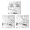 3Pcs Face Gems Sticker Face Jewels Stick On Diamond Sparkling Body Glitter Hair Rhinestone For Stage Performance Eye Makeup #AB