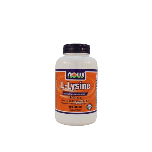 Now Foods: Lysine Essential Amino Acid 500mg, 250 tabs (3 pack)