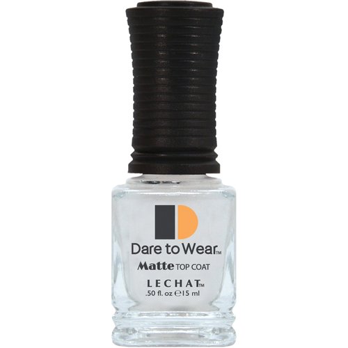 LeChat Dare To Wear Nail Lacquer, Matte Top Coat, 0.5 Ounce,DWTM01