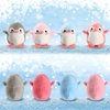 Kasyat 12 Pieces Mini Penguin Plush Penguin Stuffed Animal Party Favors, Cute Small Baby Penguin Stuffed Doll Keyholder Decor for Birthday Gift Boys Girls(Likable Style)
