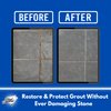 Black Diamond Ultimate Grout Cleaner: Best Cleaner for Tile,Ceramic,Porcelain, Marble Acid-Free Safe Deep Cleaner & Stain Remover for Even The Dirtiest Grout. (1-Quart/1-Brush)