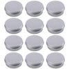 1 Ounce Aluminum Tin Jar Refillable Containers 30ml Aluminum Screw Lid Round Tin Container Bottle for Cosmetic,Lip Balm, Cream, 12 Pack.