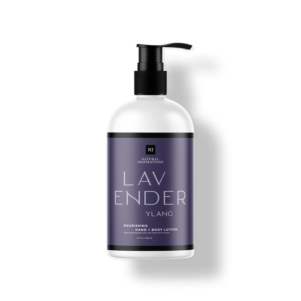 Natural Inspirations Lavender Ylang Nourishing Hand + Body Lotion 12oz