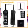 5 Pieces Inflatable Radio Boombox Inflatable Mobile Phone,Retro Mobile Phone for 80's 90's Party Decorations,Hip Hop Costume,Birthday Theme Party Photo