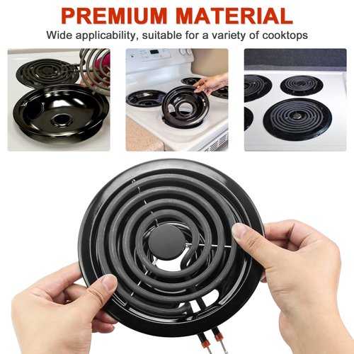 AMI PARTS MP21YA Electric Range Burner Surface Element (8 Inch) Compatible with Whirl-pool May-tag Ken-more Stove Burner Surface Element