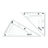Maped Study Geometry 10 Piece Set, Includes 2 Metal Study Compasses, 2 Triangles, 6 Ruler, 4 Protractor, Pencil for Compass, Pencil Sharpener, Eraser, Lead Refill (897010)