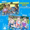 SplashEZ 3-in-1 Splash Pad, Sprinkler for Kids & Baby Pool for Learning – Toddler Sprinkler Pool, 60’’ Outside Water Toys – “from A to Z” Outdoor Play Mat for Babies & Toddlers