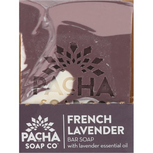 PACHA SOAP French Lavender Bar Soap, 4 OZ
