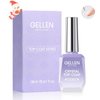 Gellen 18ml Gel Top Coat, Superior High Gloss Shiny Nail Top Coat, Soak off UV LED Drying Polish Finish, Long Lasting Top Coat Gel for Starter Nail Salon at Home DIY Nail Art Manicure
