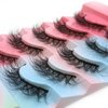 False Eyelashes Faux Mink Lashes Strip Wispy Soft Natural 3D 15mm Fake Eye Lashes (15mm D13)
