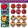 36 Sheets Make-a-Face Superhero Stickers for Kids Teens, Make Your Own Superhero Face Stickers, Party Favors Gift Supplies Art Craft School Classroom Teacher Reward