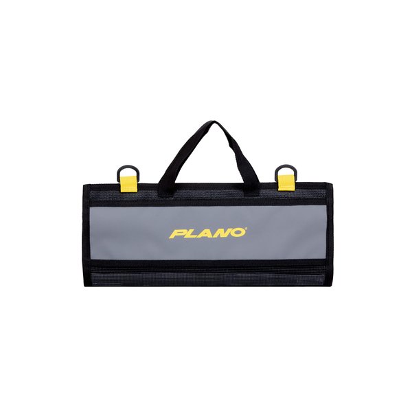 Plano Z-Series Lure Wrap, Gray and Black with Clear Compartments, Waterproof Pack-and-Roll Storage for Fishing Lures, Bait, & Terminal Tackle, MOLLE Attachments