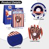 ADXCO 110 Pieces Baseball Theme Party Favors Gift Bags Mini Foam Balls Silicone Baseball Bracelets Sports Keychain Charm Bracelets Stickers Baseball Party Supplies for Sports Events Birthday