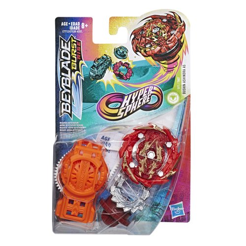 Beyblade Burst Rise Hypersphere Bushin Ashindra A5 Starter Pack - Defense Type Battling Top Toy and Right/Left-Spin Launcher Ages 8 and Up