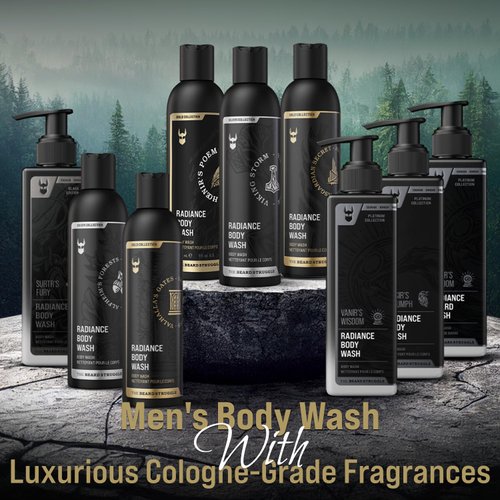 The Beard Struggle Men's Body Wash Surtr's Fury - Platinum Collection - Skin Cleaning Agent - Natural Body Wash - Shower Gel Liquid Soap - 240 mL / 8 US. fl. oz.