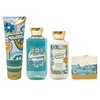 Bath & Body Works Rainbow Waves 3 Piece Bundle - Body Cream - Shower Gel and Body Lotion - with a Natural Oats Bar Soap - Full Size