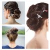 2pcs Sword Hair Sticks, Mabor Chinese Sword Hair Chopsticks Pins Stick for Buns, Chinese Hair Chopstick With Gems Sword for Women Girls Hair Accessories(Silver)