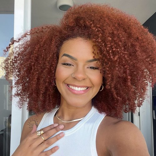 Lady Miranda Afro Kinky Curly Wigs Short Curly Afro Wig Synthetic Full Wigs for Black Women (350#)