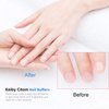 Nail Files and Buffers - Professional Nail Buffer Block for Shaping Polishing, New Natural Nail Polisher with 4 Sides for Nail Art Gel Suit for Home Salons Use (2 Pcs)