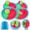 Miasno Toss and Catch Ball Set Outdoor Games with 4 Paddles 4 Balls 1 Storage Bag, Kids Toys, Beach Toys Games,Indoor Toys,Outdoor Toys, Playground Balls for Kids