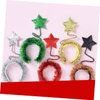 Angoily 1pc Kids Hair Accessories Turban Headband Star Hair Hoop Tinsel Headband Kids Headband Star Headpiece Foil Headband Star Headband Martian Antenna Headband Baby Scarf Christmas