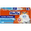 Hefty Ultra Strong Tall Kitchen Trash Bags, Clean Burst Scent, 13 Gallon, 40 Count