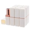Allwon 10Pcs White Empty Lipstick Tubes DIY Lip Balm Container (Square Tube)