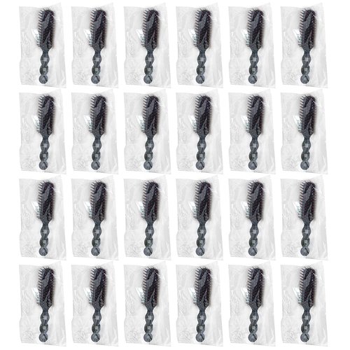 Bulk Hair Brushes for Homeless Individually Wrapped, Hair Brush Bulk, Hair Brush for Curly Hair Suitable for Homeless,Shelter,Air Bnb/Hotel(24 PCS)