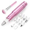 Subay Professional Manicure Pedicure Kit, Electric Nail Drill Set with LED Display, 25000RPM, 11-Piece Attachments Plus 20 Sanding Bands, Nail Grinder Tool for Women Men Baby Pets, with Dust Brush