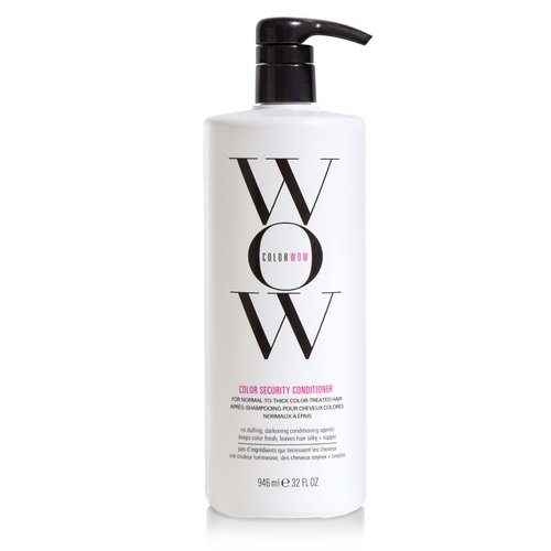COLOR WOW Color Security Conditioner for Normal to Thick Hair, 32 fl oz – Rich hydration for thick, coarse, curly hair |Detangles, nourishes + adds shine with Avocado Oil| Color safe| Heat protection
