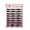 DIY 120Pcs Cluster Lashes C Curl Natural Look Mixed Size False Eyelashes Volume Eyelash Extension Dramatic Eyelash Makeup Tools (14/16/18mm)