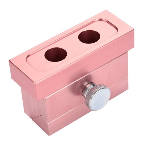 MAVIS LAVEN 12.1 DIY Lip Balm Maker Tool Aluminum Alloy Rose Gold Lipstick for Beauty Home Use(2 Holes)