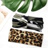 tiggell 6pcs Camo Leopard Headbands Elastic Bow Hairband Turban Twisted Head Wrap Knot Hair Accessories for Women Girls Running Sport Travel