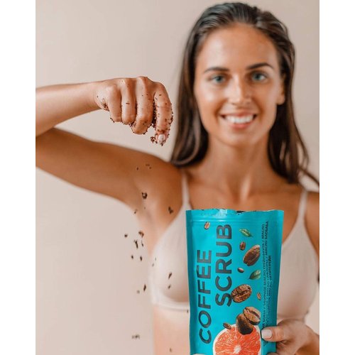 Letique, Body Scrub Coffee - Removing Dead Particles of the Epidermis and Stimulating Blood Circulation and Lymphatic Drainage, Makes Your Skin Supple, Smooth and Elastic - 8.8 fl. oz. / 250 g.