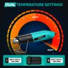 Yeegewin Heat Gun, 380W Fast Heat Mini Hot Air Gun with 2-Temp Settings 480°F~850°F(249°C-455°C) Overload Protection Reflector Nozzle, 4.9Ft Long Cable for Shrink Wrap,Vinyl, Crafts, Epoxy Resin