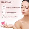 MAQIHAN 30PCS Moisturizing Lip Mask - Pink Lip Patches for Lip Spa Daily Labial Masks Skincare Hydrating Lip & Collagen Lip Mask to Reduce Lip Wrinkles Dryness Anti-wrinkle Lightens