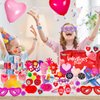 Thuodo 200pcs Valentines Party Favors Toys Assortment, Valentines Day Gifts for Kids as Valentine Classroom Prizes Rewards Bulk Goodie Bag Stuffers Birthday Party Supplies(Valentines)