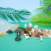 Polar and Sea Animals Figurines Playset 16 Pcs, Detailed Bear, Whale Figures, Walrus, Penguin Toy Set, Cake Toppers Birthday Gift for Kids