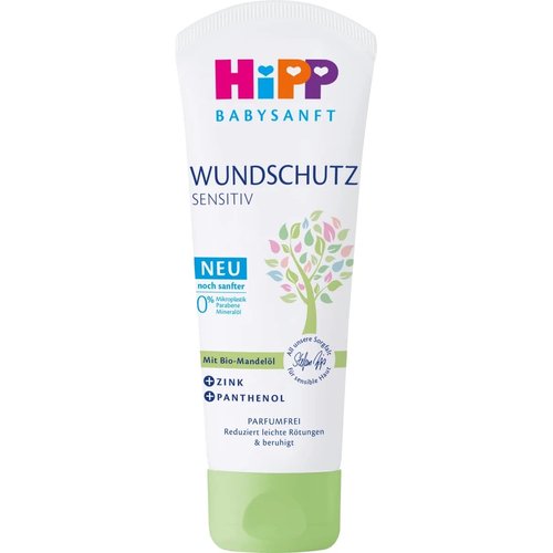 HiPP Babysanft Nourishing Wound Protection Cream With Organic Almond Oil, 75 ml/ 2,5 Oz