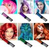 NEW Hair Chalk Comb,Temporary Hair Color Dye for Girls Age 4 5 6 7 8 9 10 Kids For New Year, Birthday Party, Cosplay (new6)